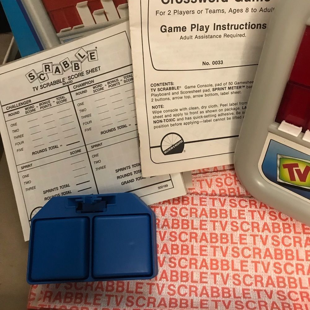 TV Scrabble Game  - Picture 4 of 6
